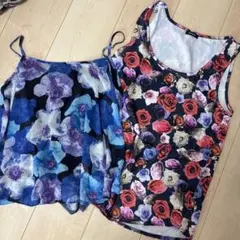 EMODA MURUAノースリーブ トップス 花柄 2枚セットのサムネイル