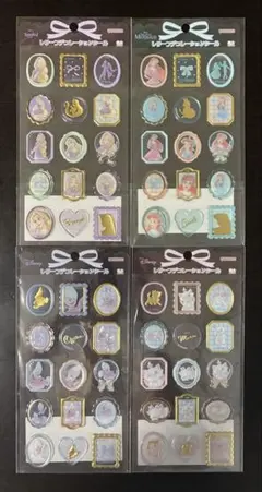 【正規品】レリーフデコレーションシール　4枚セット