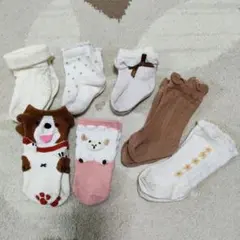 新生児用　ベビー靴下　 7足セット まとめ売り(7-9cm)