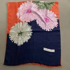 Christian Dior 花柄 スカーフ