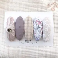 【 送料無料 】ハンドメイド ぱっちんぴん ❁ ６２ ❁