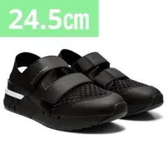 24.5㎝ オニツカタイガー レビラックサンダル スポーツサンダル ブラック