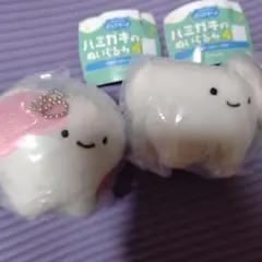 ハミガキのぬいぐるみ4 クオリア にっこりーノ 泡付きの歯 プラークチェッカー