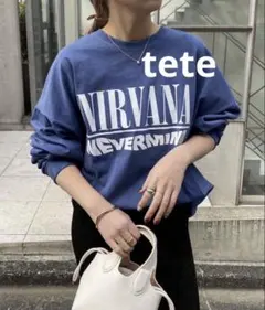 【GOOD ROCK SPEED】NIRVANA ロングＴシャツ　オーバーサイズ