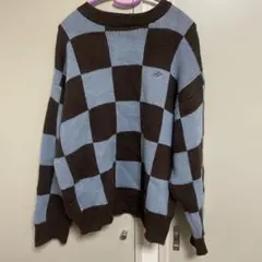フーズフーギャラリーチェック柄ニットセーターSCULPTORSLYmoussy