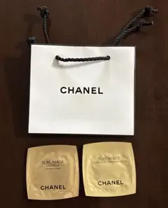 CHANEL ショップ袋、クリーム　美容液サンプル
