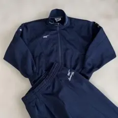 レトロ/asics/アシックス/セットアップ/ジャージ/ネイビー
