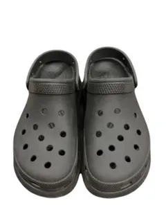 美品 crocs クラシック メガクラッシュ クロッグ 厚底 黒 M7 W9 - メルカリ