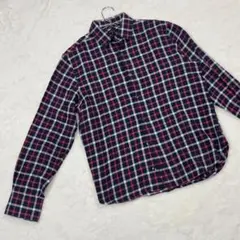 M BURBERRY LONDON ネイビーノバチェックのノースリーブブラウス 