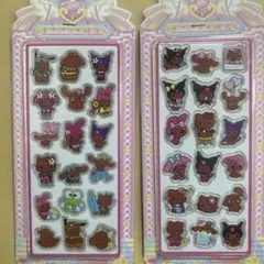 サンリオ 日焼けシリーズ アクリルシール 2枚セット