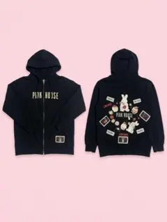 PINK HOUSE うさぎ スイーツ ジップアップパーカー PINK HOUSE うさぎ スイーツ ジップアップパーカー - メルカリ