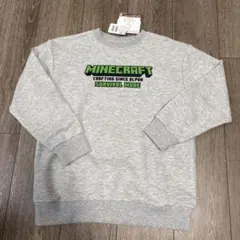 新品タグ付き　マイクラ　マインクラフト 150 長袖　裏毛