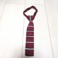 COMME CA ISM キッズ ネクタイ ボルドー