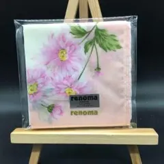 renoma PARIS ハンカチーフ 花柄 55×55cm ピンクのサムネイル