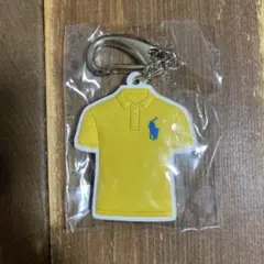 【未使用・非売品】ポロ ラルフローレン キーホルダー ポロシャツ型 イエロー