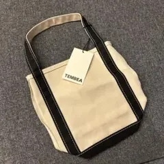 TEMBEA バケットトート アイボリー/ブラック　新品未使用
