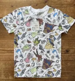 【新品】美女と野獣 オールスター 総柄Tシャツ 130のサムネイル