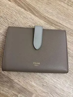 ✨Aランク✨ CELINE ミニ財布 ストラップウォレット グレインカーフ 