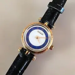 【GUCCI 】グッチ、シェリーライン、レディース腕時計 ネイビー(訳あり品)