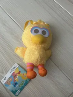 セサミストリート パステルカラーぬいぐるみポーチ　ビッグバード