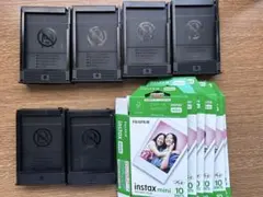 【空箱のみ】チェキフィルム 空箱 と使用後の黒箱＊6個