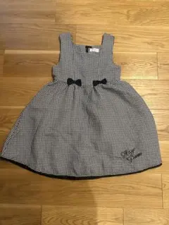 メゾピアノ　ワンピース　千鳥柄　140cm