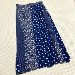 UNITED ARROWS ユナイテッドアローズ フラワードット ロングスカート