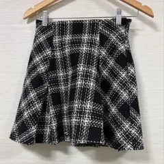 FUN チェックミニスカート