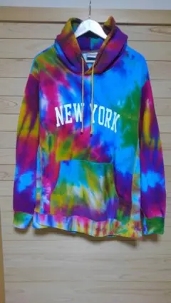 タイダイスエットパーカーMVSPORT PRO-WEAVE リバースウィーブ型M