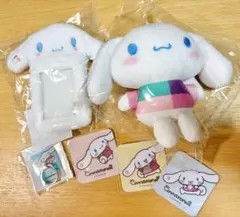 【非売品】シナモロール　マスコット カードホルダー　　　 スマホリング　シール