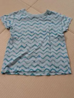 UNIQLO 水色ジグザグTシャツ 90サイズ