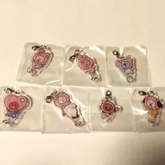 BT21 つながるアクリルチャーム　スプリング　コンプリート　RJ CHIMMY