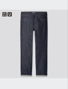 廃盤 ユニクロ UNIQLO U セルビッジレギュラーフィットジーンズ 32
