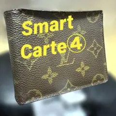 ④☆良品☆モノグラム♪免許&カード入れ☆2つ折り財布のサムネイル