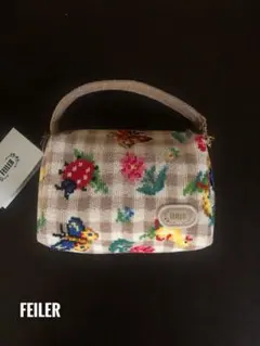 FEILER フェイラー ハイジ チェック 手付き ポーチ