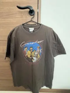 バンド グラフィック Tシャツ ブラウン