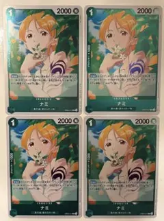 ワンピースカードAnime 25th Collection ナミR４枚セット