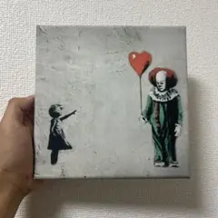 バンクシー ストロベリードーナツ キャンバスアート 50×70cm Banksy