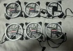 COOL MOON 120mm PC用 ファン 6個　赤