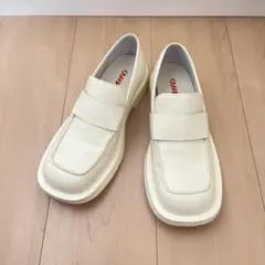カンペールラボ　 ローファー　camper lab ホワイト 2025年最新】カンペールラボ ローファーの人気アイテム - メルカリ