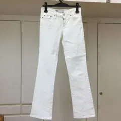 アメリカ製☆JOE'S ホワイト ブーツカットデニム24インチのサムネイル