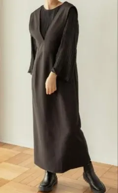 Vネックジャンスカ　fifth ワンピース