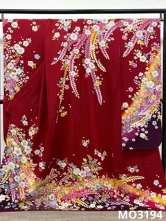 振袖 金通し 金駒 金彩 桜 紋意匠 身丈160cm 撥水加工済 MO3418 - メルカリ