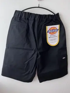 新品Dickiesディッキーズ×EKAL別注ワイドロングショーツLブラック黒色のサムネイル