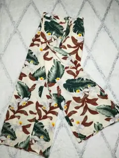 ⛱️ローカルモーション⛱️ワイド パンツ⚓ハワイ♡ハイビスカス/ボタニカル⚓美品