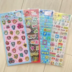 キャンドゥ 平成女児シール まとめ売り タイルシール