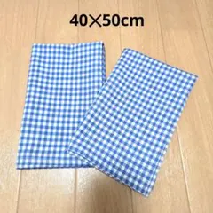 ハンドメイド275.シワになりにくいナフキン40✕50cm2枚　ランチョンマット