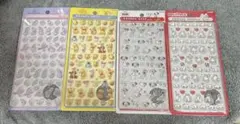 正規品　ボンボンドロップシール　ディズニー4種セット