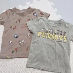 80サイズ　ベビー子供服　Tシャツ　スヌーピー　2枚セットのサムネイル