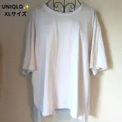 UNIQLO/XLサイズ/半袖Tシャツ/ホワイト/トップス/カットソー
